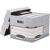 Fellowes Bankers Box Heavy Duty Storage Box 0089901 Pk10-0