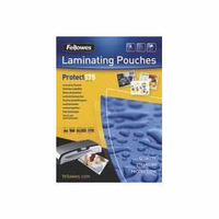 Fellowes Laminating Pouch A4 350micron Pk100 Protect 53087-0