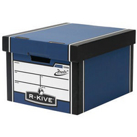 R-Kive Storage Boxes Premium Presto Classic Blue Fellowes 7250601 Pk10-0