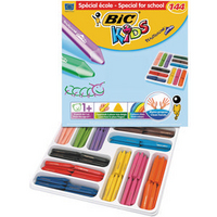 Bic Plastidecor Triangle Crayons Class Pack 144-0