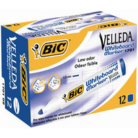 Bic Velleda Whiteboard Marker Bullet Tip Blue 701068-0