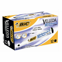 Bic Velleda Whiteboard Marker Bullet Tip Black 701099-0