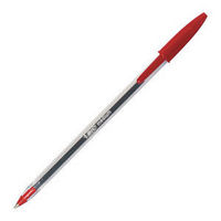 Bic Cristal Medium Ball Point Pen Red Pk50 837361-0