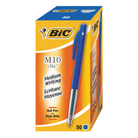 Bic Clic Retractable Ball Point Pen Medium Blue 901218-0