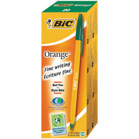 Bic Orange Fine Ball Point Pen Green 1199110113-0