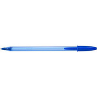 Cristal Soft Medium Ball Point Pen Blue-0
