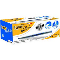 Bic Velleda Blue Whiteboard Markers Pk24-0