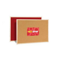 Bi-Office Memo Cork Board Red 600x900mm FB0710010-0