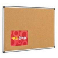 Bi-Office Cork Notice Board 1200x900mm Aluminium Frame CA051170-0