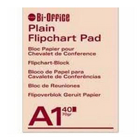 Bi-Office Flipchart Pad A1 Plain FL010101 Pk5-0