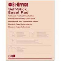 Bi-Office Self-Stick Flipchart Pad 30 Sheets White FL128107 Pk2-0