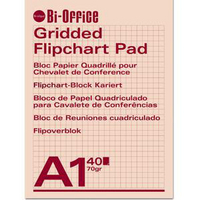 Bi-Office Flipchart Pad A1 Gridded FL012301 Pk5-0