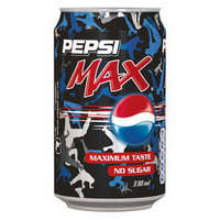 Pepsi Max Cola Soft Drink 330ml Can Pk24 3387-0