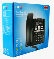 BT Paragon 650 Corded Telephone/Answering Machine Black 032116-0