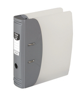 Hermes Lever Arch File Heavy Duty A4 60mm Capacity Metallic Silver 832006-0
