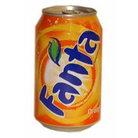 Fanta Orange Soft Drink 330ml Can Pk24 A00769-0