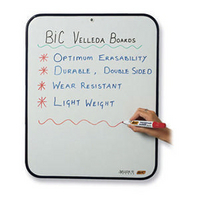 Bic Velleda Dry Wipe Board 300x440mm Red 230 812105-0
