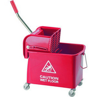 Contico Mobile Mop Bucket 20 Litre Red COM450RED-0
