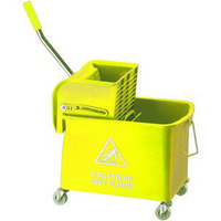 Contico Mobile Mop Bucket 20 Litre Yellow COM450YELLOW-0