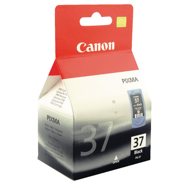 Canon Pixma iP1800/MP220 Inkjet Cartridge Pigment Black PG-37-0
