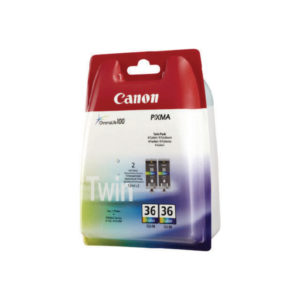 Canon CLI-36 Colour Ink Tank Value PkPk2 1511B018-0
