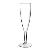Plastic Champagne Glass Clear Pk10 C7025A-0