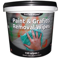 EcoTech Paint & Graffiti Wipes Tub 150-0
