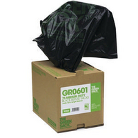 The Green Sack Compactor Sack Black in Dispenser Box Pk40 VHPGR0602-0
