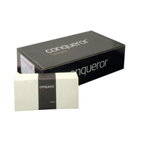 Conqueror Laid DL Envelope Cream Pk500-0