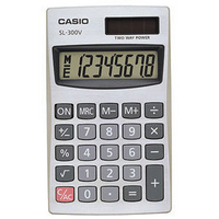 Casio SL-300V Pocket Calculator 8-digit-0