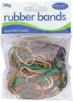 County Rubber Bands Coloured 50gm-0