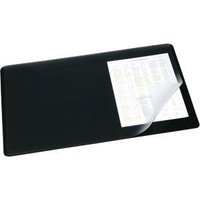 Durable Desk Mat 400x530mm Clear/Black 7202/01-0