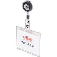 Durable Name Badge With Badge Reel Pk10 8138/19-0