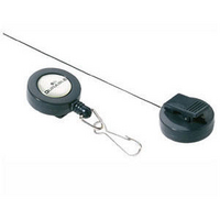 Durable Badge Reel Hook Fastener Charcoal Pk10 8221/58-0