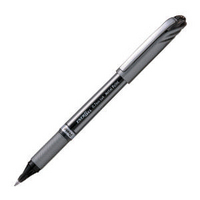 Pentel Energel Metal Tip Liquid Gel Rollerball Pen 0.7mm Black BL17-A Pk12