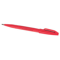 Pentel Sign Pen Fibre-Tipped Red S520-B Pk12
