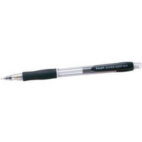 Pilot Super Grip Pencil Black 506101201 Pk12