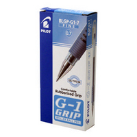 Pilot Grip Fine Gel Ink Rollerball Pen 0.7mm Blue BLGPG107-03 Pk12