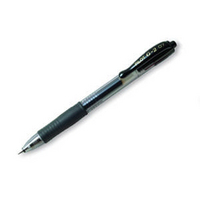Pilot Gel Ink Retractable Rollerball Pen 0.4mm Line Black G20701 Pk12