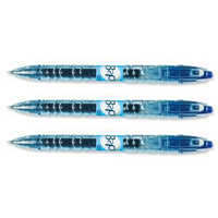 Pilot B2P Pen Gel Rollerball Recycled Bottle 2 Pen 0.7mm Blue Pk10