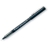 Pilot V5 Hi-Tecpoint Ultra Rollerball Pen 0.3mm Line Black BXV501 Pk12