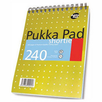 Pukka Pad Shortie Metallic A5 Writing Pad 80gsm SM024