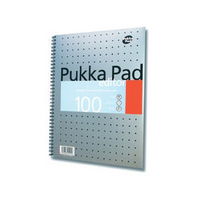 Pukka Pad Editor Metallic A4 Writing Pad 80gsm EM003