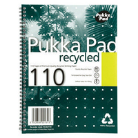 Pukka Pad Quality Recycled A4 Pad 80gsm 100 Pages RCA4100