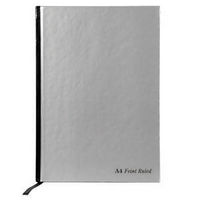 Pukka Pad Ruled Casebound Book A4 Silver/Black 190 Pages Ruled Feint and Margin RULA4