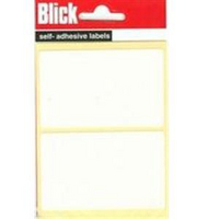 Blick Labels Bag 50x80mm White Pk14 RS000457