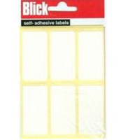 Blick Labels Bag 25x50mm White Pk42 RS001959