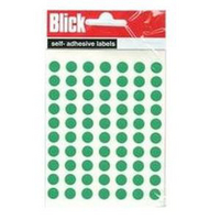 Blick Round Labels Bag 8mm Green Pk490 RS002659