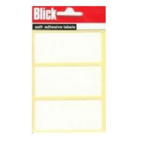 Blick Labels Bag 80x120mm White Pk7 RS004059