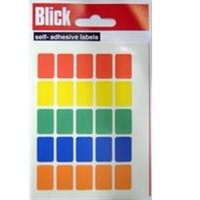 Blick Labels Bag 12x18mm Assorted Pk120 RS006251